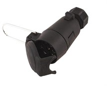 7-Polet Stikdåse "Hun" PVC til Kabel